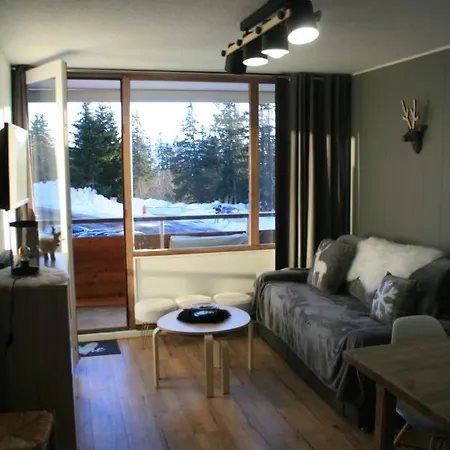 Le Flocon-studio Cabine-balcon 4-6 Pers A 100m Des Pistes شقة شاروس