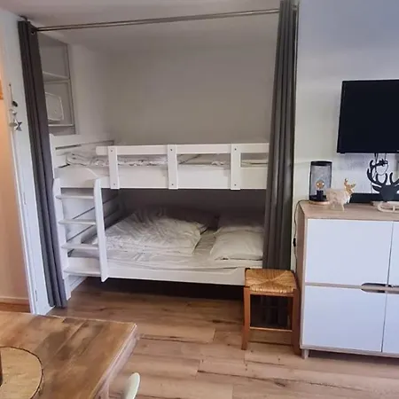 Le Flocon-studio Cabine-balcon 4-6 Pers A 100m Des Pistes *