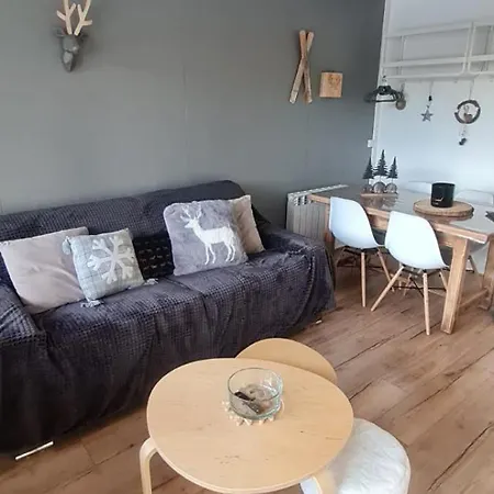 Le Flocon-studio Cabine-balcon 4-6 Pers A 100m Des Pistes شقة شاروس