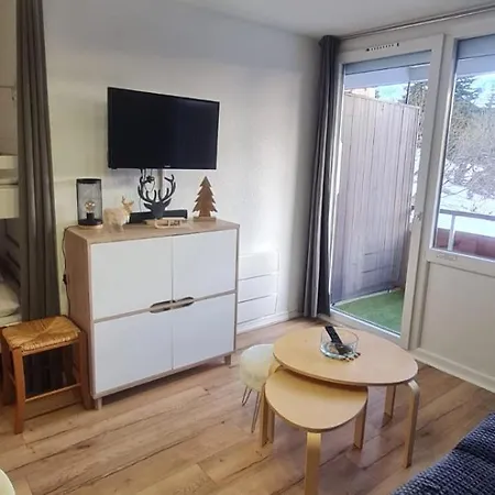 Le Flocon-studio Cabine-balcon 4-6 Pers A 100m Des Pistes شقة شاروس