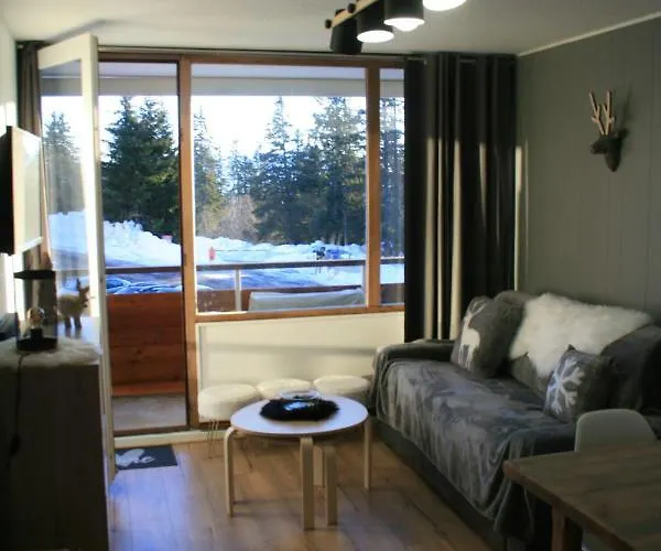 Le Flocon-studio Cabine-balcon 4-6 Pers A 100m Des Pistes דירה שמרוסה
