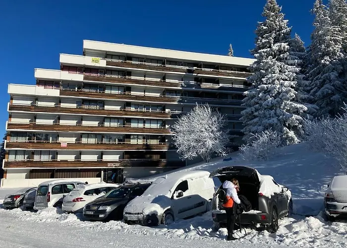 דירה Le Flocon-studio Cabine-balcon 4-6 Pers A 100m Des Pistes שמרוסה